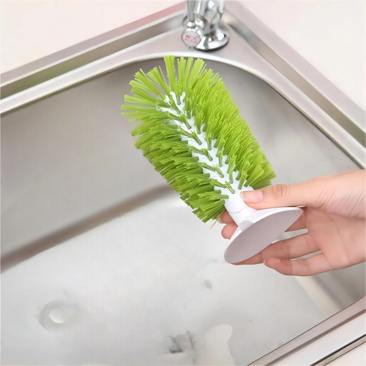 Brosse Vaisselle - Creative SinkCleaning™ - Vert - Nettoyage efficace