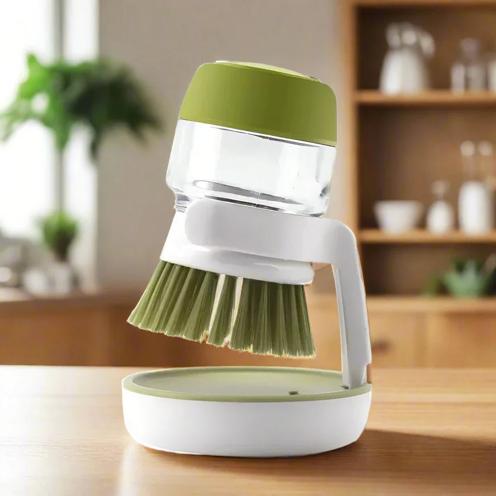 Brosse Vaisselle - DishBrush™ - Vert - Nettoyage efficace