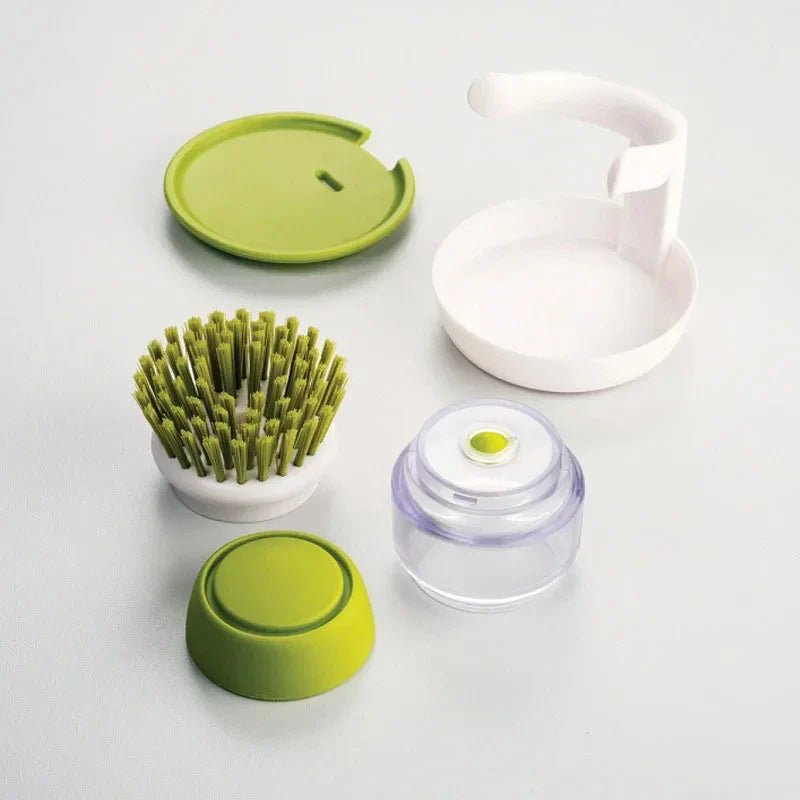 Brosse Vaisselle - DishBrush™ - Vert - Nettoyage efficace